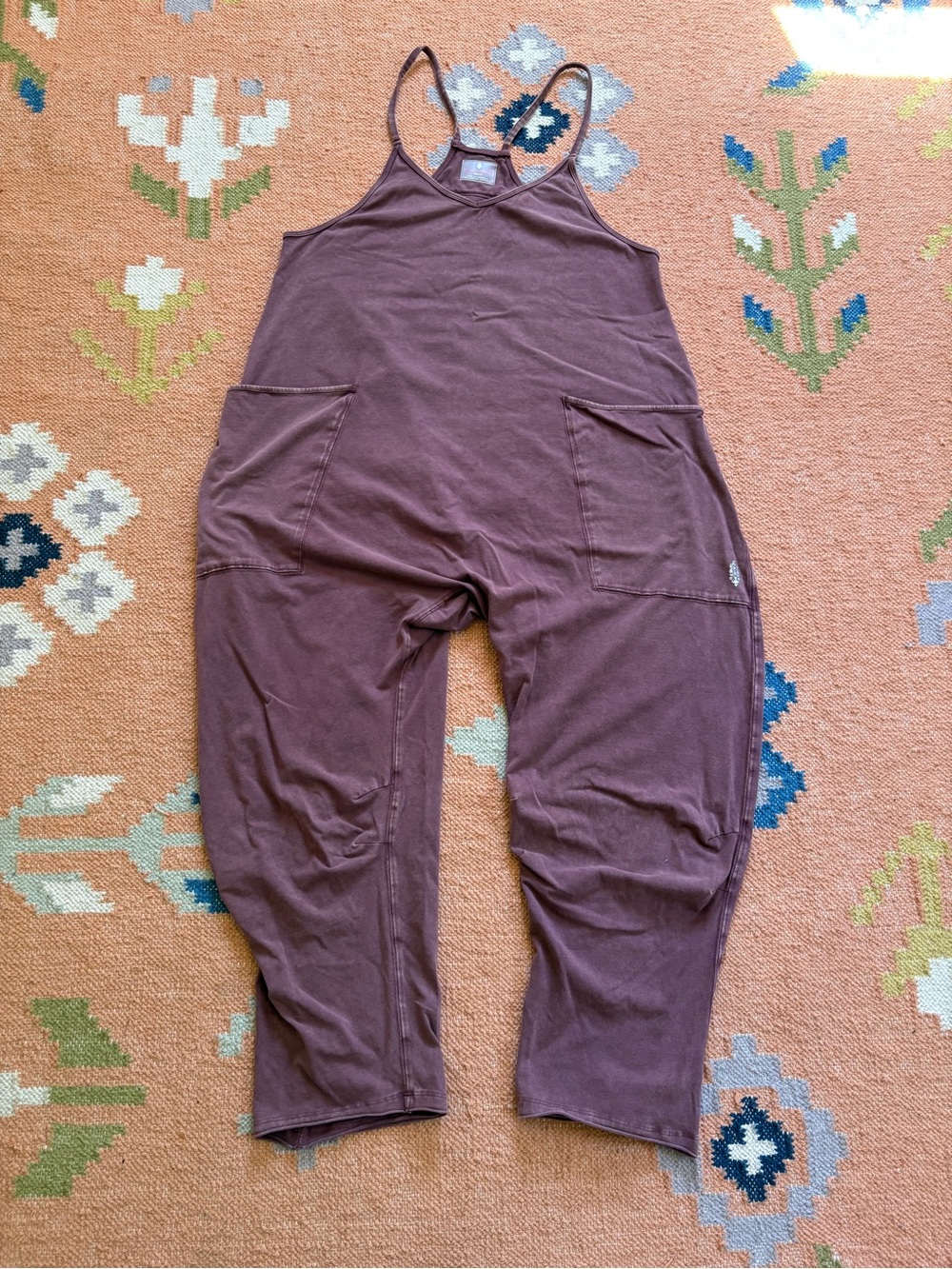 Free People Movement Hot Shot Onesie Jumper Dusty Plum Size XS